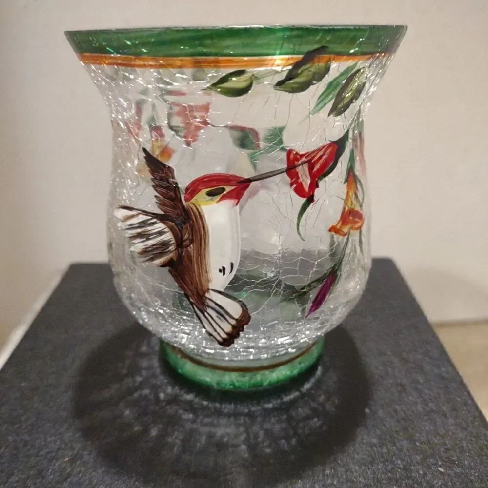 Vintage Yankee Candle Holder Hummingbird